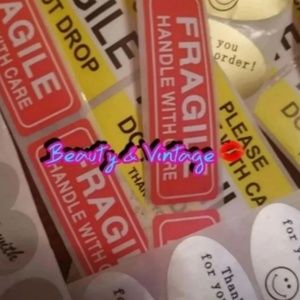(100) shipping stickers 
New variety pack